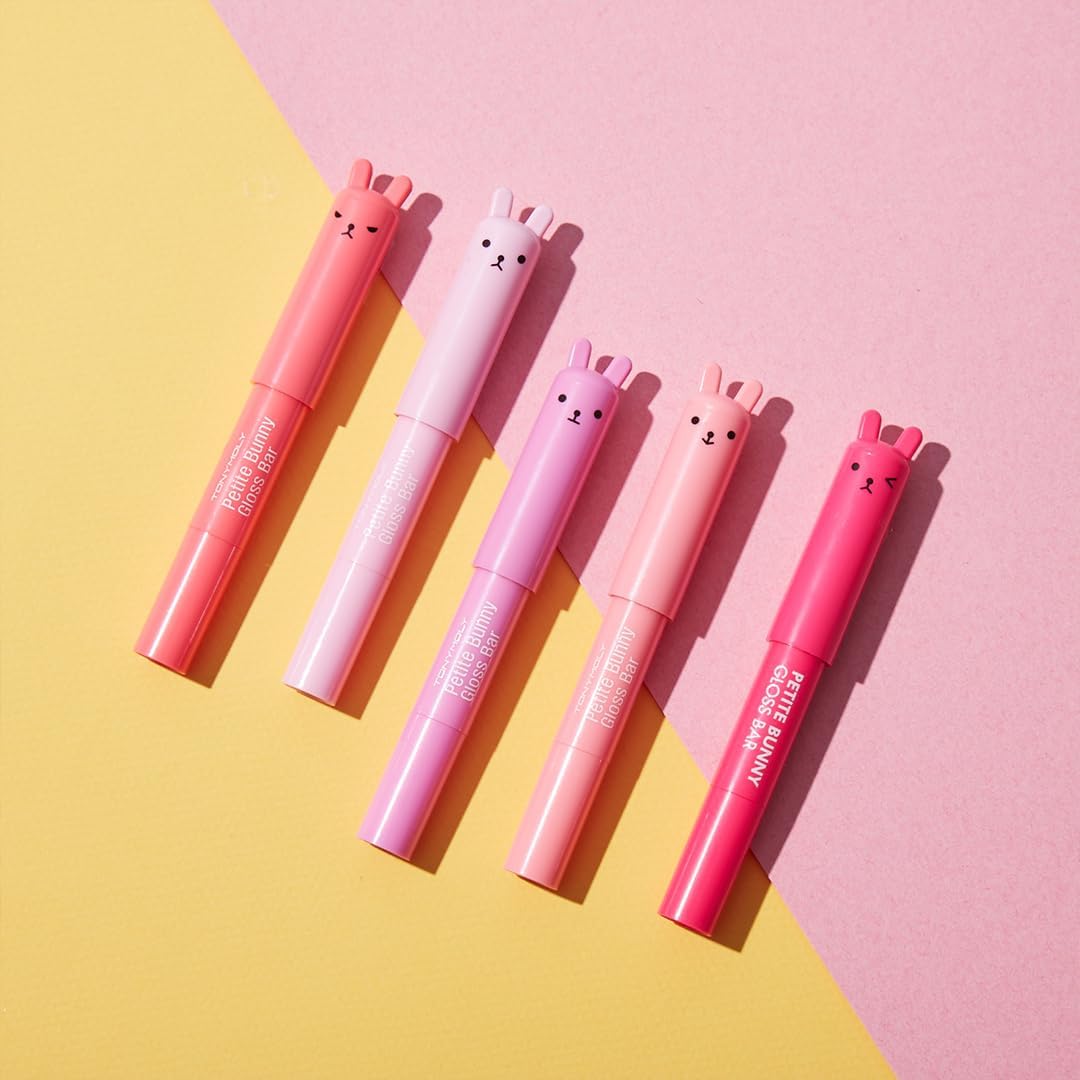61g4GAWf58L._AC_SL1080_.jpg TONYMOLY Petit Bunny Gloss Bar - الصورة 4