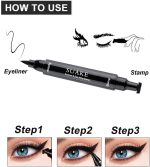 ⁦L&Wen Liquid Eyeliner Stamp Pencil, Quick Drying Long Lasting Waterproof Liquid Eyeliner Pencil, Easy to Use Eye Makeup Wear, Newbie Friendly⁩ - الصورة ⁦9⁩
