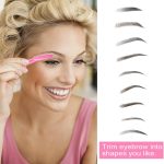 ⁦HFATMOS 12 Pcs Eyebrow Razor, Multipurpose Exfoliating Dermaplaning Tool for Face, Facial and Eyebrow Shaper with Precision Cover for Women Men, Easy to Use⁩ - الصورة ⁦3⁩