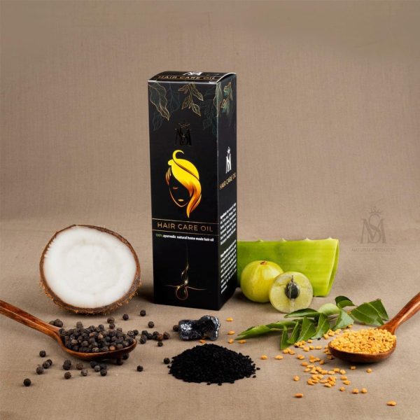 MS Natural Hair Care Oil, 100% Herbal, for Hair Growth and Anti-Dandruff, for Men Women Children, Quick result