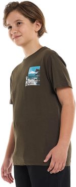⁦R&B Boys 125-1163Tb245-1 Print Detail T-Shirt With Crew Neck And Short Sleeves⁩ - الصورة ⁦2⁩