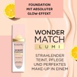 ⁦Eveline Cosmetics SPF20 Wonder Match Lumi Illuminating Foundation 30 ml, No. 15 Natural⁩ - الصورة ⁦3⁩