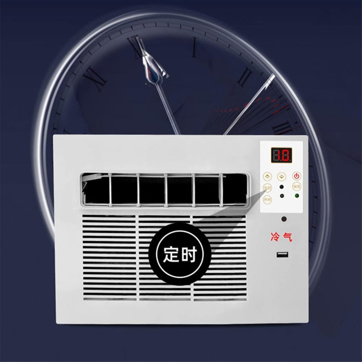 ⁦Avcbno Mini air conditioner Mobile Small Air Conditioner Refrigerator Mini Air Conditioner Desktop Mini Refrigerator Pet Cooling⁩ - الصورة ⁦5⁩