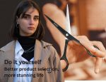 ⁦Tecto 6" Hair Dressing Scissors Sharp, Hair Cutting Scissor for Professional, Hairdressers Barbers Stainless Steel Hair Cutting Shears, Sharp Hair Scissors for Women, Men, Children and Adults (Black)⁩ - الصورة ⁦4⁩