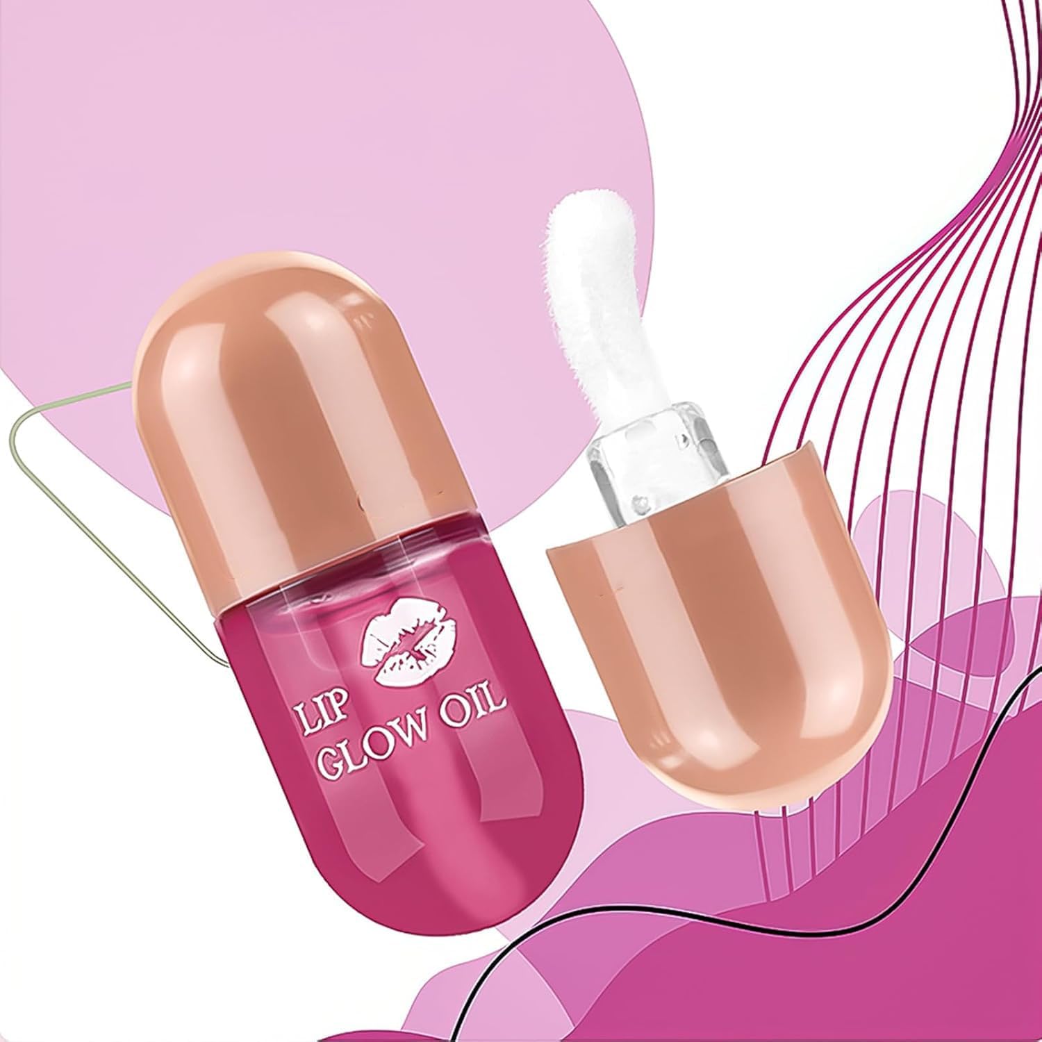 61hhDZ4LZVL._AC_SL1500_.jpg ملمع شفاه، مكياج شفاه بملمس ناعم وكريمي، ملون شفاه للنساء والفتيات، احمر شفاه يدوم طويلا، مكياج مرطب وغير لاصق - الصورة 7