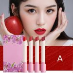 4 Colors Tube Lipstick Set, Mate Velvet Lipstick Moisturizer and Smooth, Red Lip Stain Long Lasting 24 Hours Waterproof Lip Tinet - الصورة 3