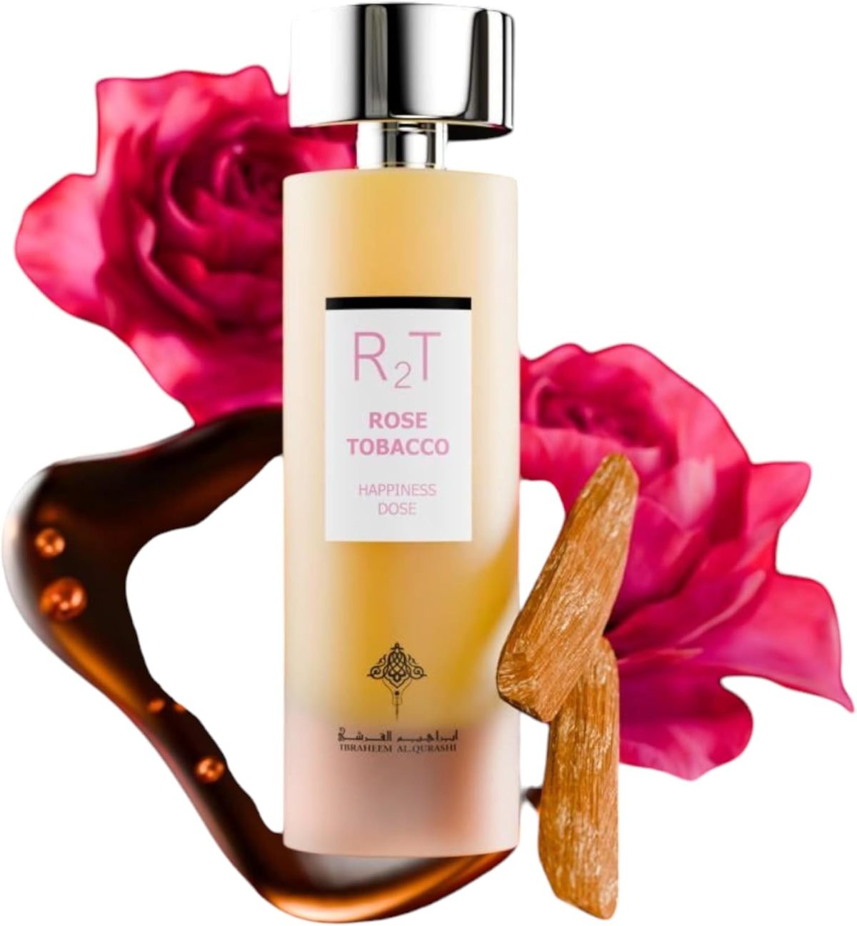 ⁦Ibrahim Al Qurashi Dose Farah Rose Tobacco For Unisex - 75ml - Concentrated - Eau de Parfum⁩ - الصورة ⁦2⁩
