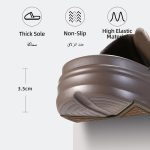 ⁦D.D.Star Slippers For Men, Big Size Comfortable And Memory Foam Sole Arabic Mens Thong Sandals Size 40 To 47.⁩ - الصورة ⁦4⁩