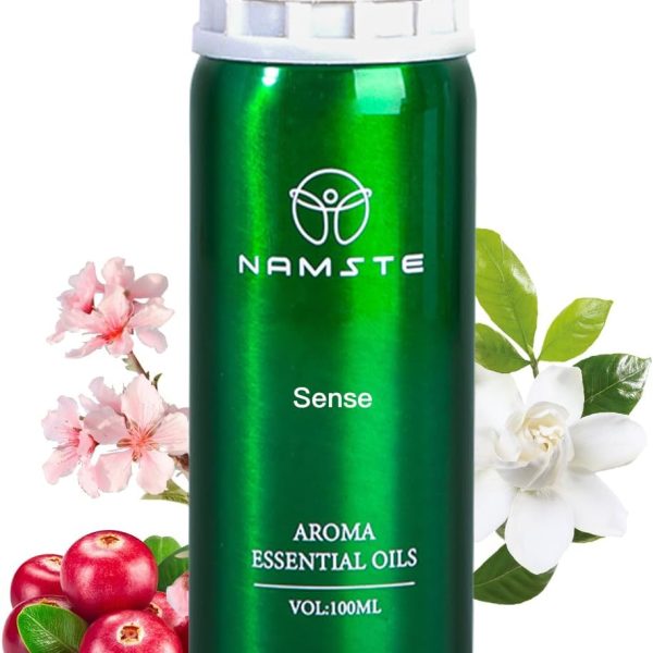 زيت عطري سينس 100 مل من نامست | زيوت عطرية ذات رائحة ممتازة لموزعات الروائح مزيج من التوت الاحمر وزهر الخوخ وخشب الصندل لرفع الحالة المزاجية