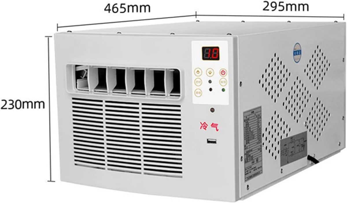 ⁦Avcbno Mini air conditioner Mobile Small Air Conditioner Refrigerator Mini Air Conditioner Desktop Mini Refrigerator Pet Cooling⁩ - الصورة ⁦2⁩
