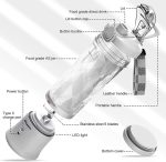 ⁦DMG TECH Portable Blender 600ml, 6 Blades, USB Rechargeable Waterproof Personal Blender for Shakes and Smoothies, Fruit Juice Mixer, for Home, Baby Food, Vegetables Office, Sports and Travel⁩ - الصورة ⁦4⁩