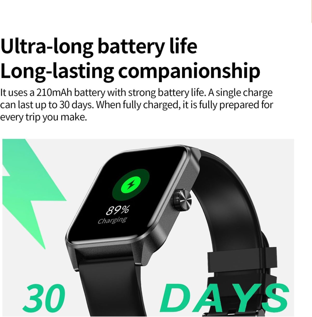 ⁦V25Z Smart Watch IP 68 Waterproof Answer/Make Call, Supports the Arabic language, Compatible with iPhone Android Phone⁩ - الصورة ⁦5⁩