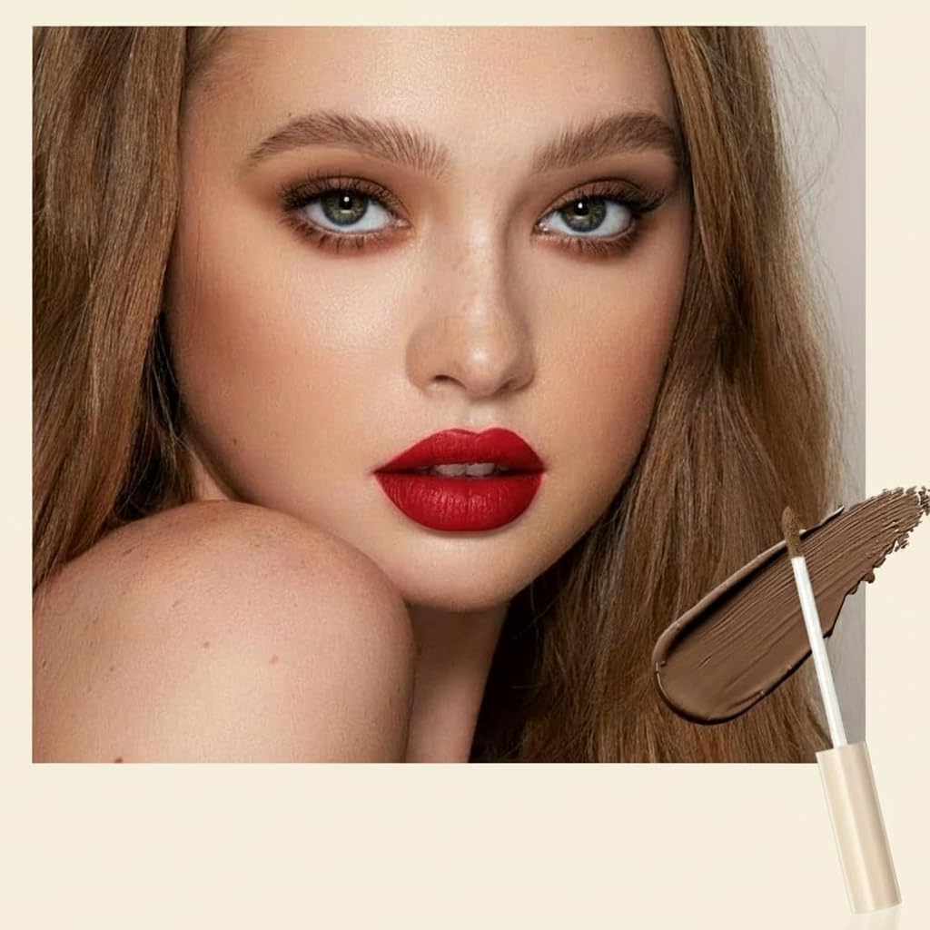 61lZbbKgsOL._AC_SL1024_.jpg مجموعة ظلال عيون سائلة مخملية مات عالية التركيز وسريعة الجفاف وتدوم طويلا بالوان اسود ورمادي داكن وبيج نود تتضمن 8 الوان، من سيوسي، مسحوق - الصورة 2