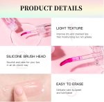 مجموعة زيت شفاه لتكبير الشفاه من كولور تشينج، ملمع شفاه شفاف للعناية بالشفاه، زيت مرطب شفاه نباتي طبيعي، مغذي، غير لزج - الصورة 4