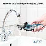 ⁦SweetLF Electric Razor for Men, 120 Min Shaving, Fast UK Adapter (1H Charging),100% Waterproof, Wet & Dry Rotary Shavers for Men with Pop-up Trimmer, LED Display⁩ - الصورة ⁦7⁩