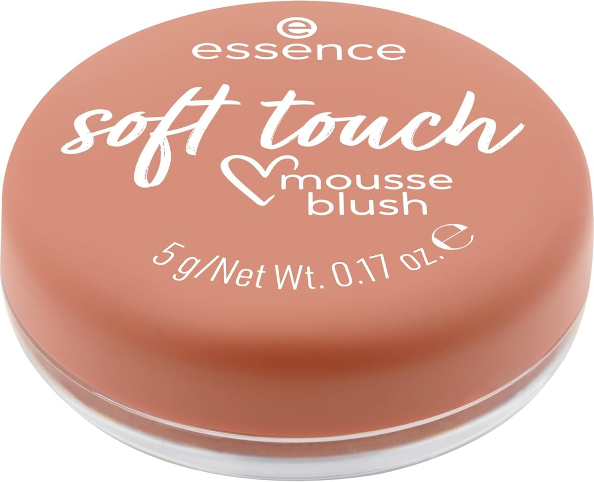 ⁦Essence Soft Touch Mousse Blush | Nude Shade No.10 Cozy Clay | Airy Mousse to Powder Texture | Matte Natural Finish | Lightweight Oil-Free Vegan Blusher | Long-Lasting for All Skin Types⁩ - الصورة ⁦2⁩