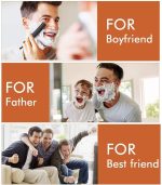 ⁦Bukela Professional Straight Edge Razor with 100 Single Straight Razor Blades, Disposable Barber Straight Razor Blades Kit, Close Shaving Men's Manual Shaver⁩ - الصورة ⁦5⁩