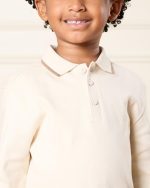⁦REDTAG Boys Long Sleeve Polo Shirt⁩ - الصورة ⁦4⁩