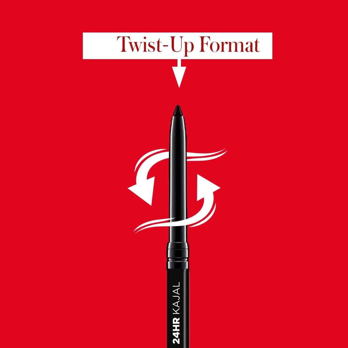 ⁦Revlon Revlon 24 Hr Kajal - Intense Black, Intense Black, 11.56 g⁩ - الصورة ⁦4⁩