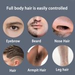 ⁦Saraele Nose Hair Trimmer for Men Nose Trimmer for Men Full Body Washable Grooming Set Six-In-One Grooming Set Waterproof Smart Digital Display Portable and Compact to Solve Your Hair Problems⁩ - الصورة ⁦4⁩