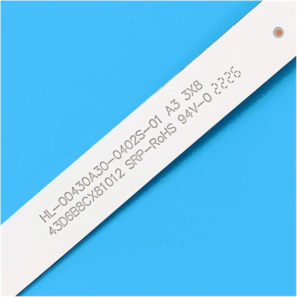 ⁦XSGZFC LED Backlight strip 8 lamp For HL-00430A30-0402S-01 A3 3X8 3080543Z10DTZ001 For Ho.lle/berg TV-led43fhd100t2 For Arie/l.li LED-4328T2⁩ - الصورة ⁦2⁩