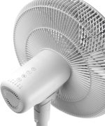 ⁦Philips Pedestal Fan 2000 Series - Fan Airflow 2562 m³/h, Ultra Quite, Tiltable & Oscillating, 40cm Head Diameter, Adjustable Height, White - CX2550/00⁩ - الصورة ⁦4⁩