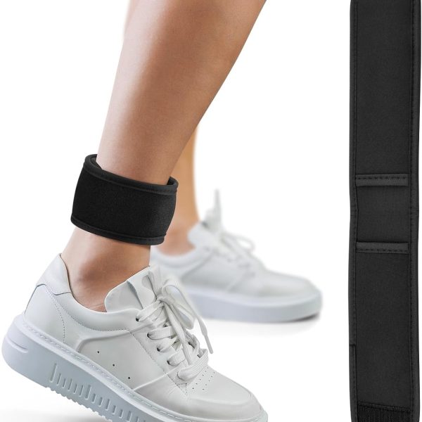 Xxerciz Ankle Band Compatible with Fitbit Inspire 3, Fitbit Charge 6 Fitness Tracker, Soft Adjustable Fitness Pedometer Ankle Strap for Men and Women