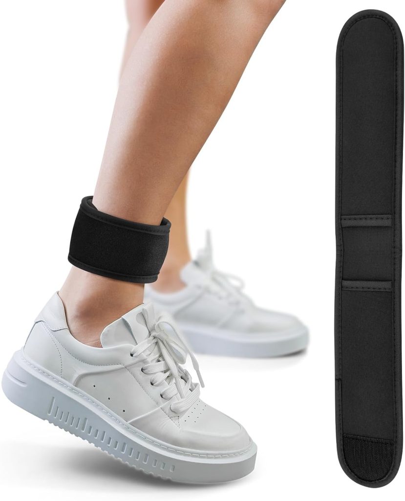 Xxerciz Ankle Band Compatible with Fitbit Inspire 3, Fitbit Charge 6 Fitness Tracker, Soft Adjustable Fitness Pedometer Ankle Strap for Men and Women