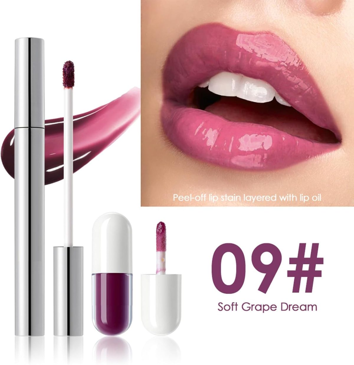 ⁦Lip Glaze | Lipsticks for Women,Smudge Proof Lipstick for Beauty Routine Everyday Wear Women Travel Commuting Dating Wedding Home⁩ - الصورة ⁦9⁩