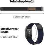 ⁦Dado Nylon Replacement Band, Compatible with Amazfit Helio Strap – Adjustable, Breathable Sport Wristband for Fitness Tracker, Comfortable for All-Day Wear⁩ - الصورة ⁦4⁩