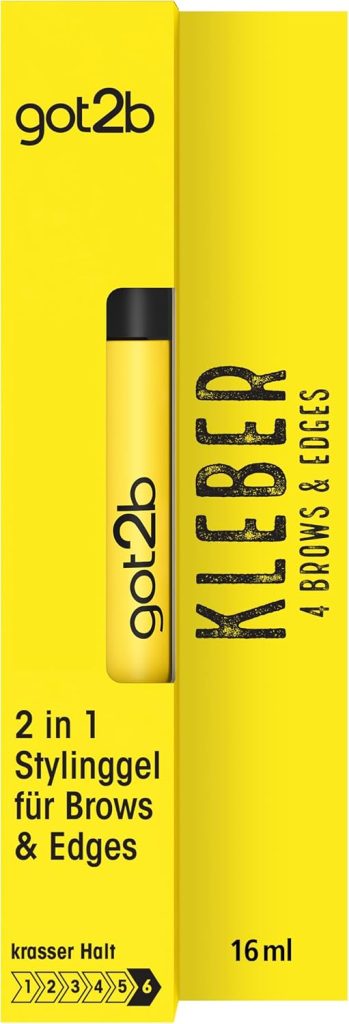 جوت 2 بي صمغ 4 حواجب وحواف (16 مل)، جل الحواجب وماسكارا الشعر 2 في 1، مع فرشاة حواجب عملية على الوجهين لتصفيف وتثبيت شعر الطفل، تركيبة نباتية