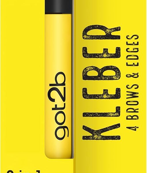 جوت 2 بي صمغ 4 حواجب وحواف (16 مل)، جل الحواجب وماسكارا الشعر 2 في 1، مع فرشاة حواجب عملية على الوجهين لتصفيف وتثبيت شعر الطفل، تركيبة نباتية