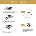 ⁦Joyzzz Magnetic Lashes, 8 PCS Reusable Magnetic Eyelashes with Applicator and Storage Box, Glue Free False Eyelashes with Natural 3D Effect, Cosmetics Perfect for Daily Use and Special Occasions⁩ - الصورة ⁦3⁩