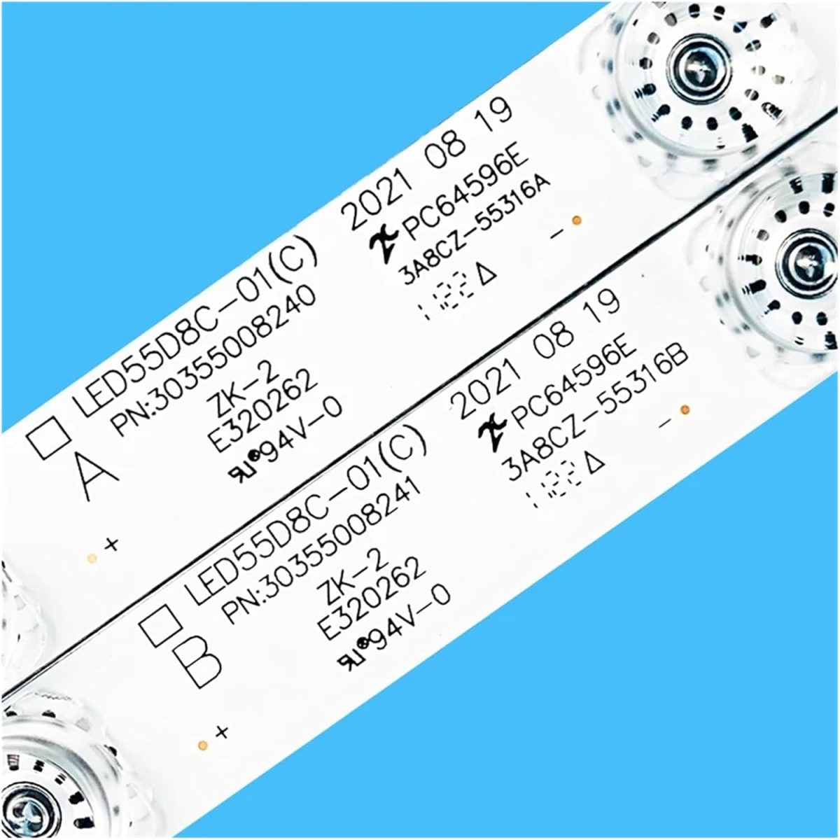 ZHLHLZ LED light strip for H.ai/er 55 "LCD TV LED55D8C-01 LED55D8D-01 (C) 30355008241 30355008421 30355008420 F55Y F55N LS55H610N