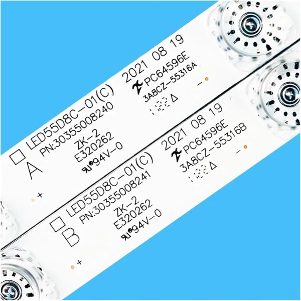 ZHLHLZ LED light strip for H.ai/er 55 "LCD TV LED55D8C-01 LED55D8D-01 (C) 30355008241 30355008421 30355008420 F55Y F55N LS55H610N