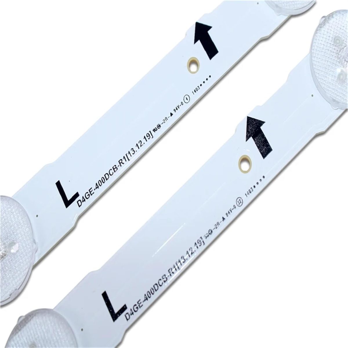 ⁦XYMJT 20pcs LED Backlight Strip 2014SVS40 D4GE-400DCA-R1 D4GE-400DCB-R1 For Sam/s.ung 40'' TV UE40H6500 UE40H5500 UE40H6200 UE40H5100⁩ - الصورة ⁦6⁩