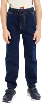 REDTAG Boys Elasticated Waist Jeans