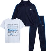 Reebok Boys B Tod Tricot Set 3pc Athletic Tracksuits