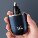 ⁦Saraele Nose Hair Trimmer for Men Nose Trimmer for Men Full Body Washable Grooming Set Six-In-One Grooming Set Waterproof Smart Digital Display Portable and Compact to Solve Your Hair Problems⁩ - الصورة ⁦7⁩
