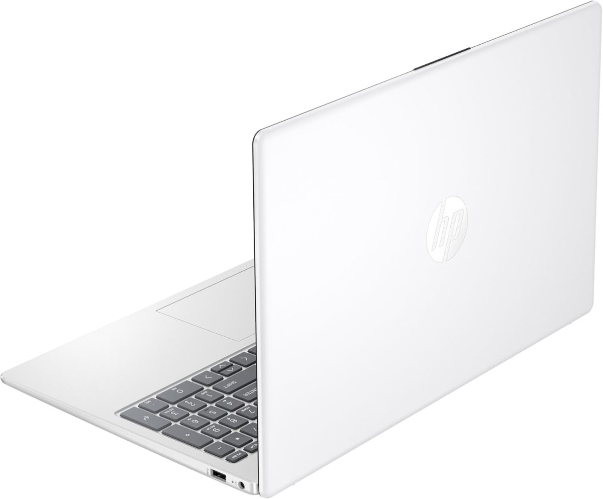 ⁦HP Laptop 15-fd0012nx, 15.6" FHD, Intel Core i3-1315U (13Th Gen), Intel UHD Graphics, 8GB RAM, 256GB SSD, En-Ar Keyboard, 2 Year Warranty, Windows 11 Home, Diamond white - 8F1P4EA⁩ - الصورة ⁦4⁩