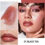 ⁦NALACAL 3Pcs Orange Rose Cherry Red Shine Lipstick Set, Flawless Moisturizing Lip Color Stick Glossy Lipstick Tinted Lip Balm, Sheer Shine Juicy Finish, Lightweight Hydrating Formula for Dry Lip Care⁩ - الصورة ⁦6⁩