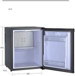 ⁦QBNZAXC Mini fridge Refrigerator 1.4 Cu.Ft 3 Way Mini Fridge Gas Small Compact Refrigerador For Truck Camping Black⁩ - الصورة ⁦5⁩