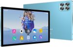 ⁦تابلت اندرويد 10.1 انش من اس واي سي جي كيو بذاكرة RAM 6GB وسعة تخزين 128GB وشاشة لمس HD IPS 1280×800 ومكالمات هاتفية مع شريحتين اتصال وشبكة 5G وبلوتوث وكاميرا مزدوجة وواي فاي ازرق⁩ - الصورة ⁦2⁩