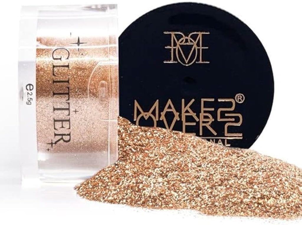 Make Over 22 Glitter Eye Powder GL005, Luminous, Gold