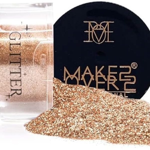 Make Over 22 Glitter Eye Powder GL005, Luminous, Gold
