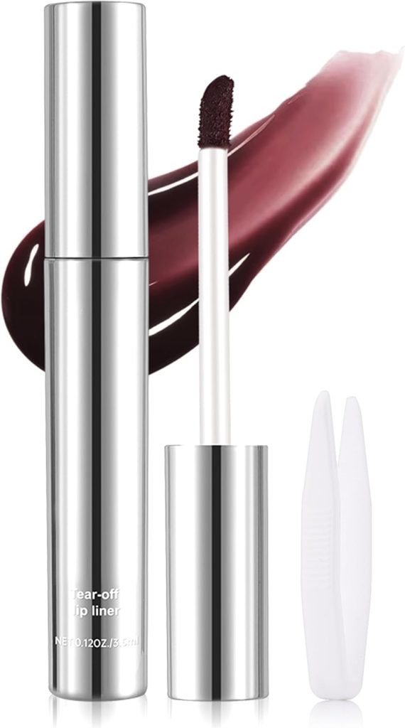 محدد شفايف ايريناد لايليب ليب ليب القابل للتقشير، محدد شفاه مقاوم للماء، محددات شفاة طويلة المدة، محددات شفايف مع ملقط صغير، ومحددات شفاة المحتوية على حمض الهيالوروني للنساء، #3