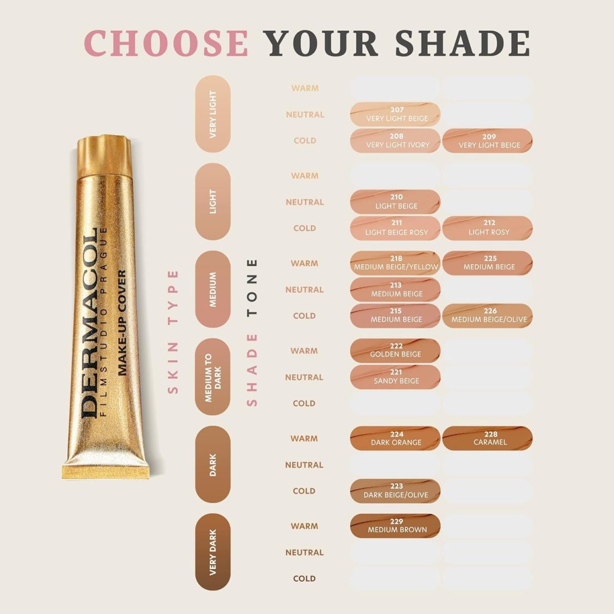 ⁦Dermacol Make-Up Cover (218)⁩ - الصورة ⁦8⁩
