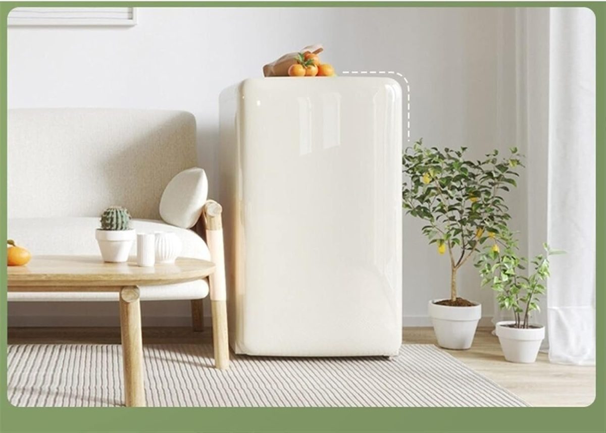 ⁦Avcbno Compact refrigerator Mini Refrigerator Series Color Refrigerated Home Is Suitable For Single Door Small Office⁩ - الصورة ⁦3⁩