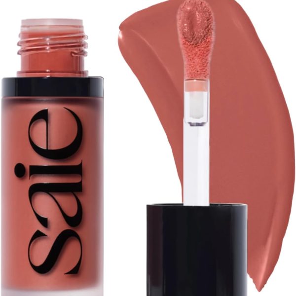 Saie Dew Blush Blendable Liquid Cheek Flush Cutie Warm Dusty Rose