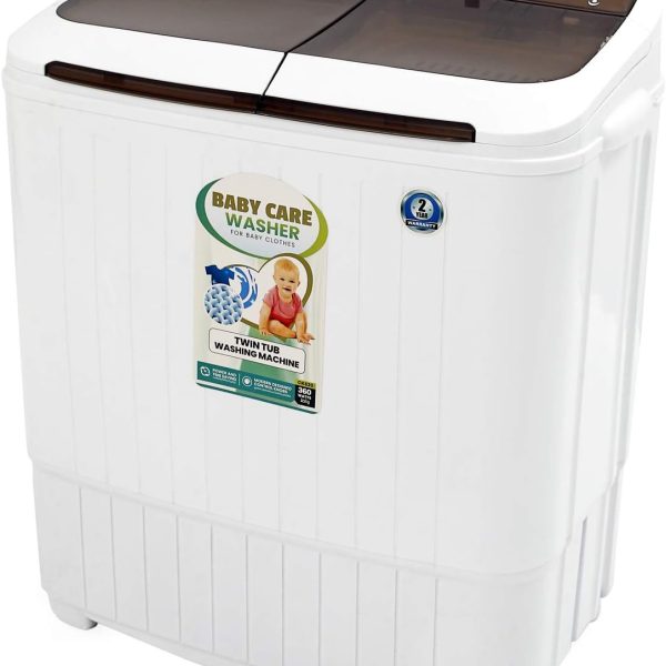 Clikon 2 kg Twin Tub Washing Machine with Dryer | Model No CK620 with 2 Years Warranty